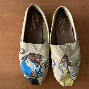 Custom Painted Beauty and the Beast Toms